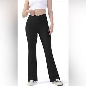 Women's Black Flared Pants